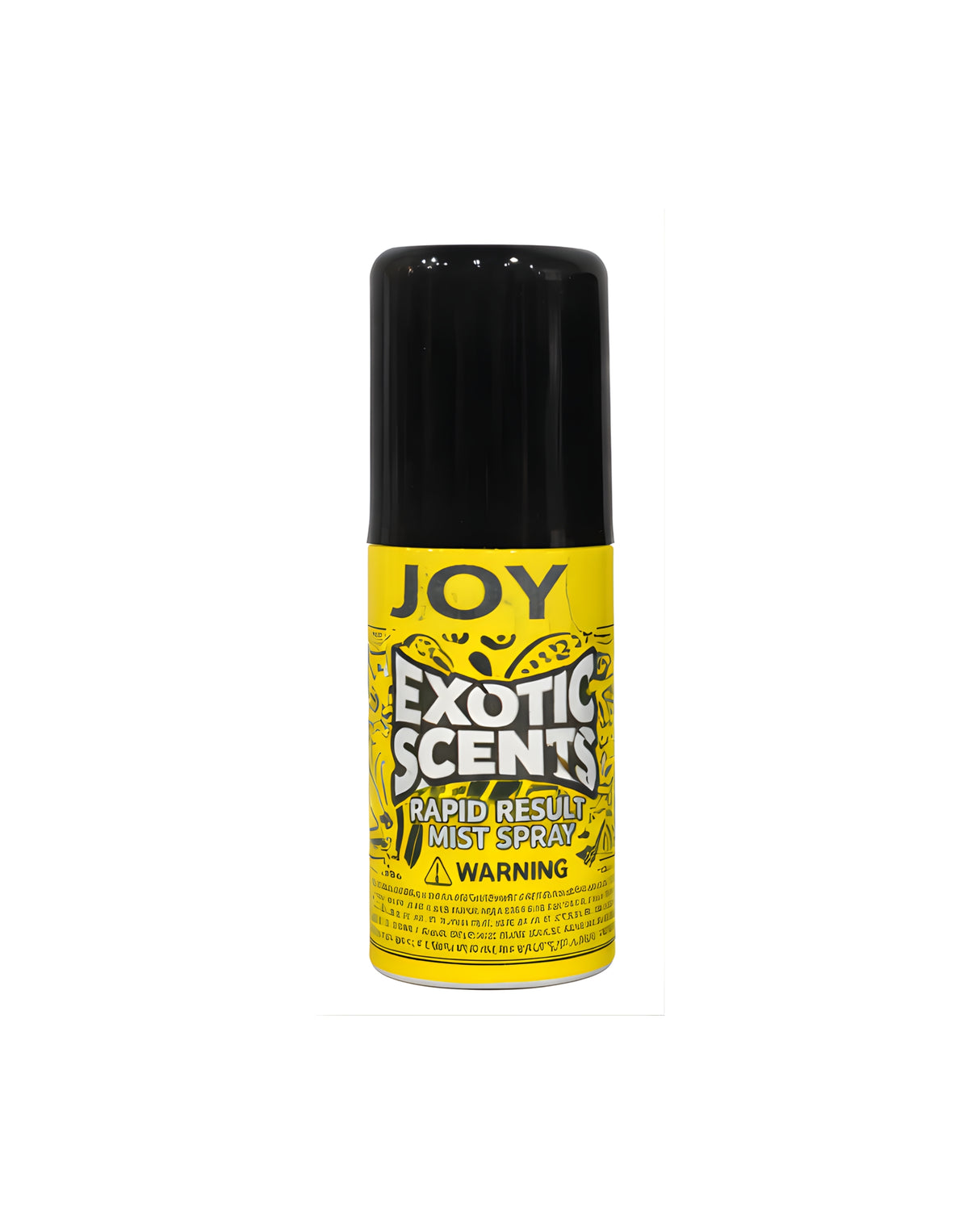 Rapid Result Mist Spray - 2nd Edition, a compact aerosol can with yellow label and black cap, designed for quick odor neutralization in various settings.