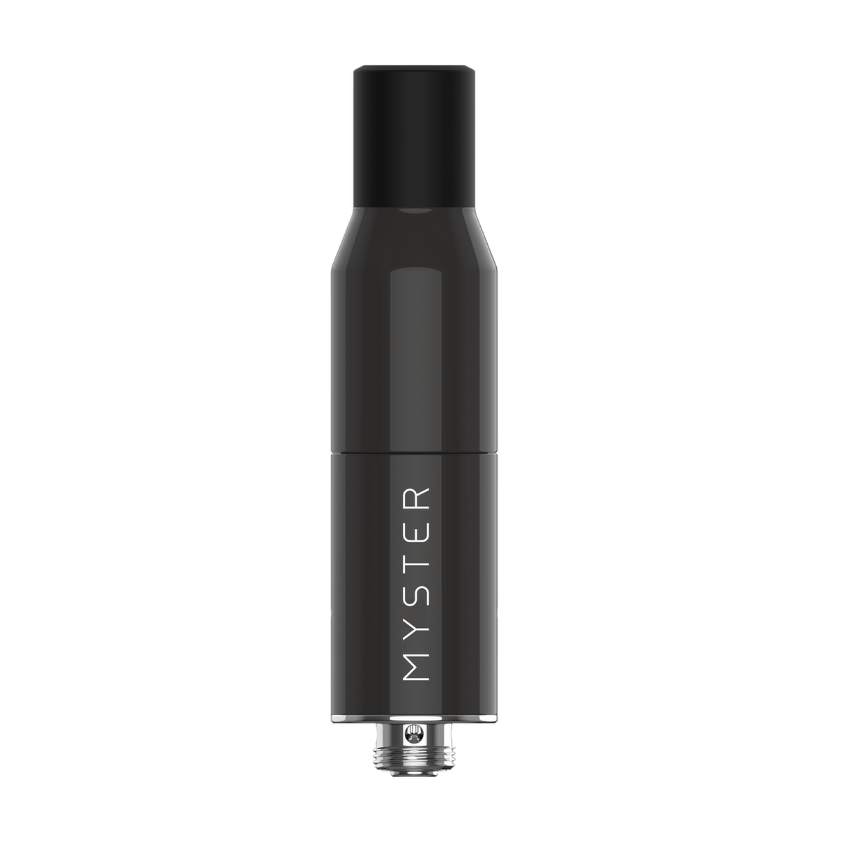 510 Dry Herb Atomizer - 2 pack featuring slim, black cylindrical chambers with a removable top and 510-thread connector for easy attachment to compatible vaporizer batteries.
