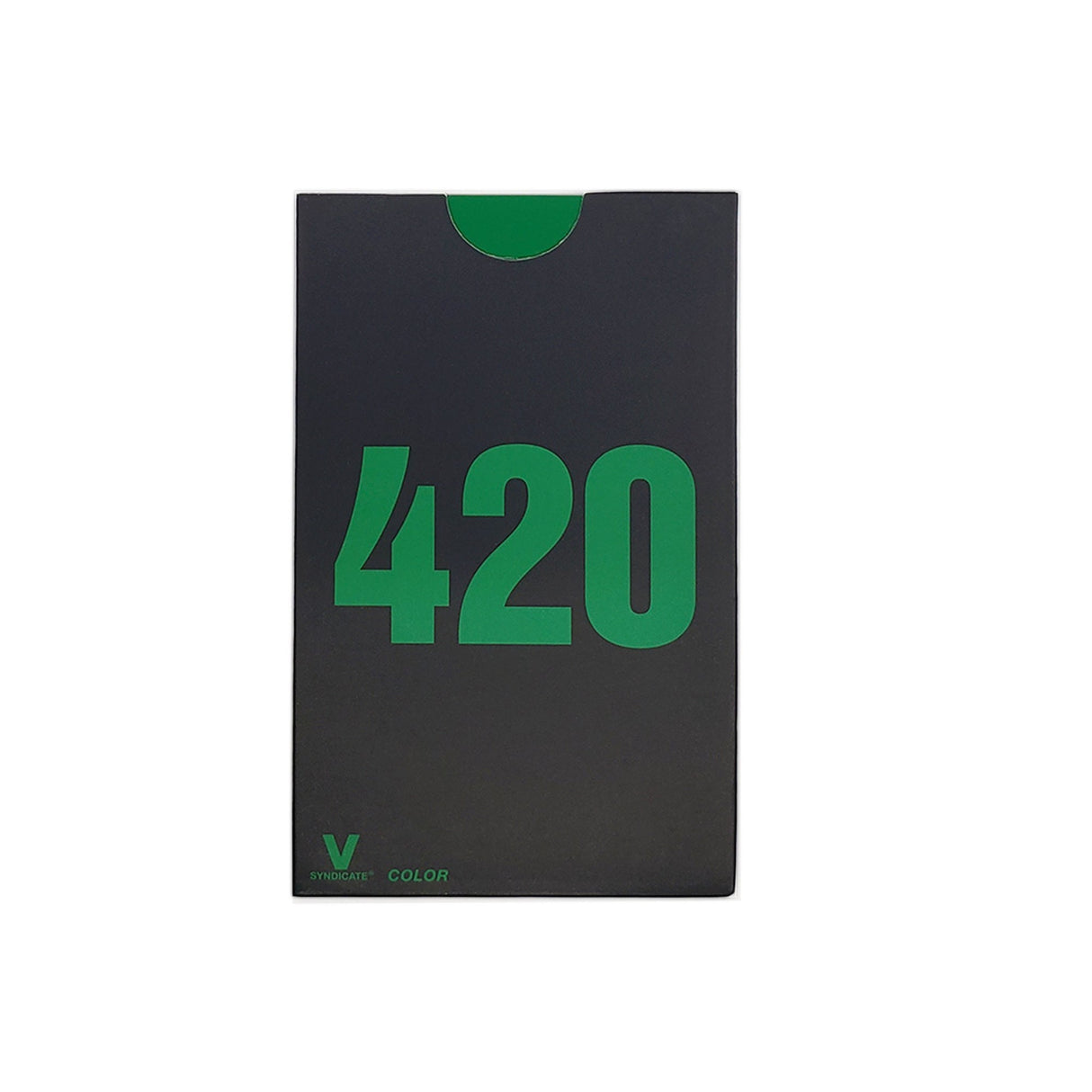 Grinder Card - 420: Sleek, portable card with green numbers, designed for discreet herb grinding, fits effortlessly in wallets for on-the-go convenience.