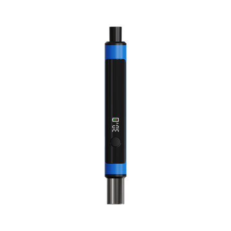Little Dipper Dab Straw Vaporizer with OLED screen, single control button, mouthpiece, and direct-to-concentrate Vapor Tip, designed for portable, efficient use.