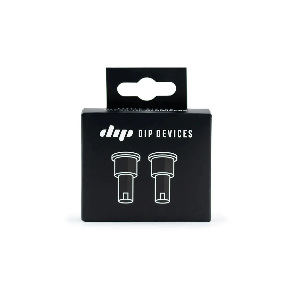 Little Dipper Replacement Vape Tip - Pack of 2 box showing DIP Devices logo and two outlined vapor tips, ideal for maintaining Little Dipper Vaporizers.