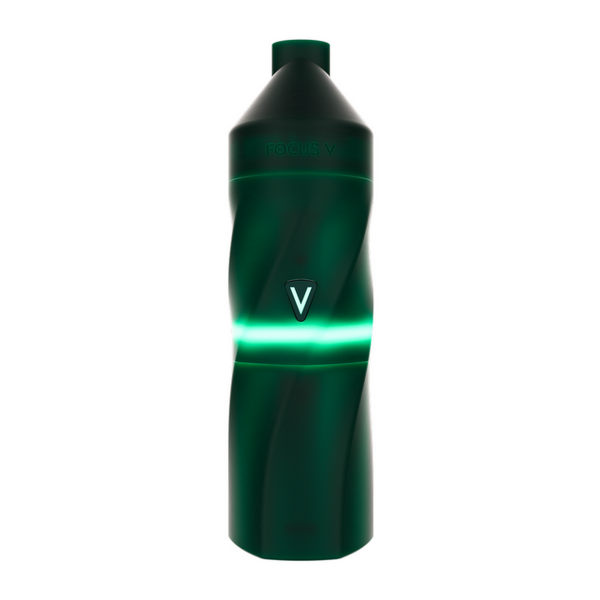 AERIS Colorway Portable E-Rig Kit features a green/black swirl body with a glowing LED ring, designed for dabbing convenience and portability.