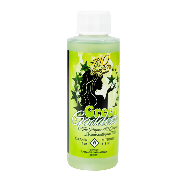 710 Banger & Rig Cleaner - 4oz bottle with a star-surrounded silhouette label, designed for quick, eco-friendly cleaning of quartz and glassware.
