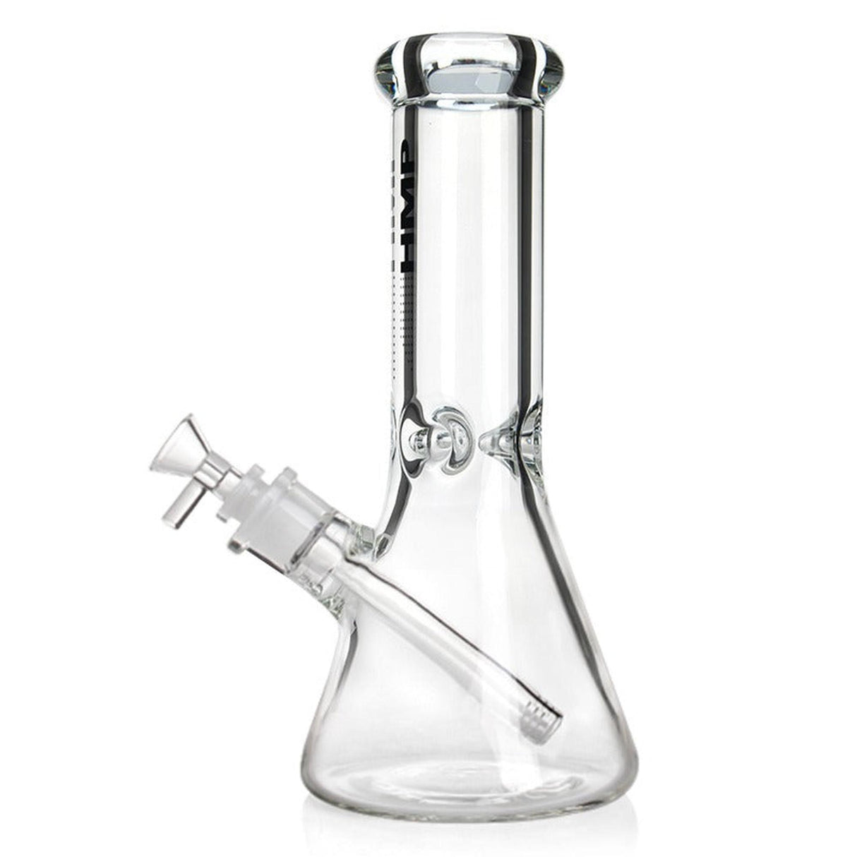 10 Glass Beaker Bong - Heavy Duty Collection features a durable beaker-style base, removable downstem, and bowl, designed for optimal smoking performance and stability.