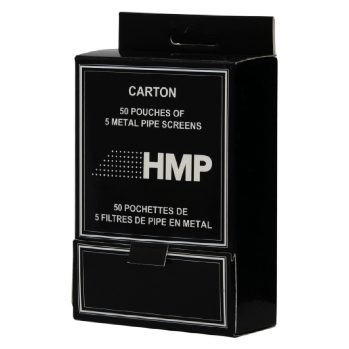 15mm Screens for Bongs and Pipes - Steel, shown as a black box with white text, designed for effective filtration and easy maintenance of smoking devices.