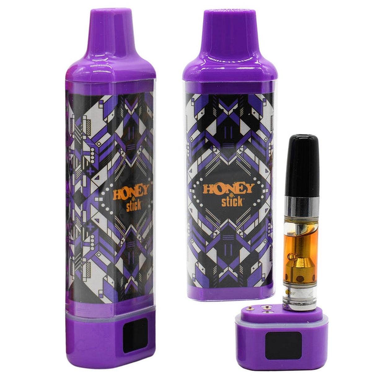 Clear Concealer 510 Thread Battery - 15 units, featuring a sleek design, compatible with various cartridges, and includes a rechargeable USB-C port for convenient use.