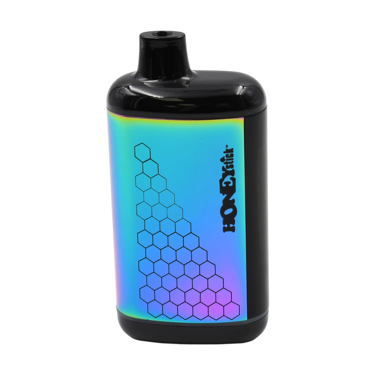 Interactive Concealer 510 Battery - Multicolor (Carton of 10): Sleek, buttonless vape pen with a black lid, compatible with 510 thread cartridges, featuring a discrete design.