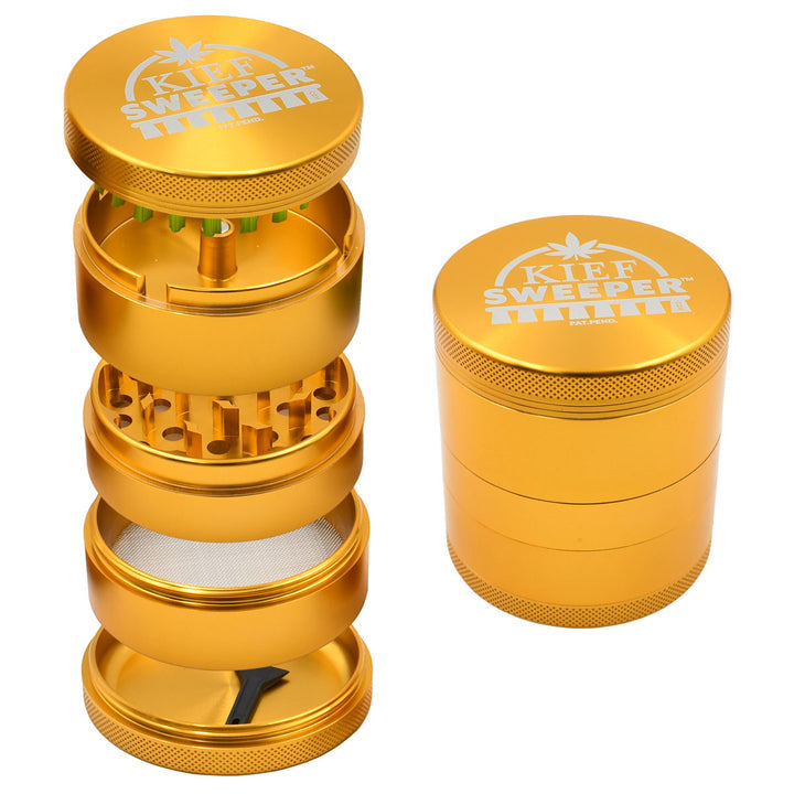 Kief Sweeper Brush & Grinder