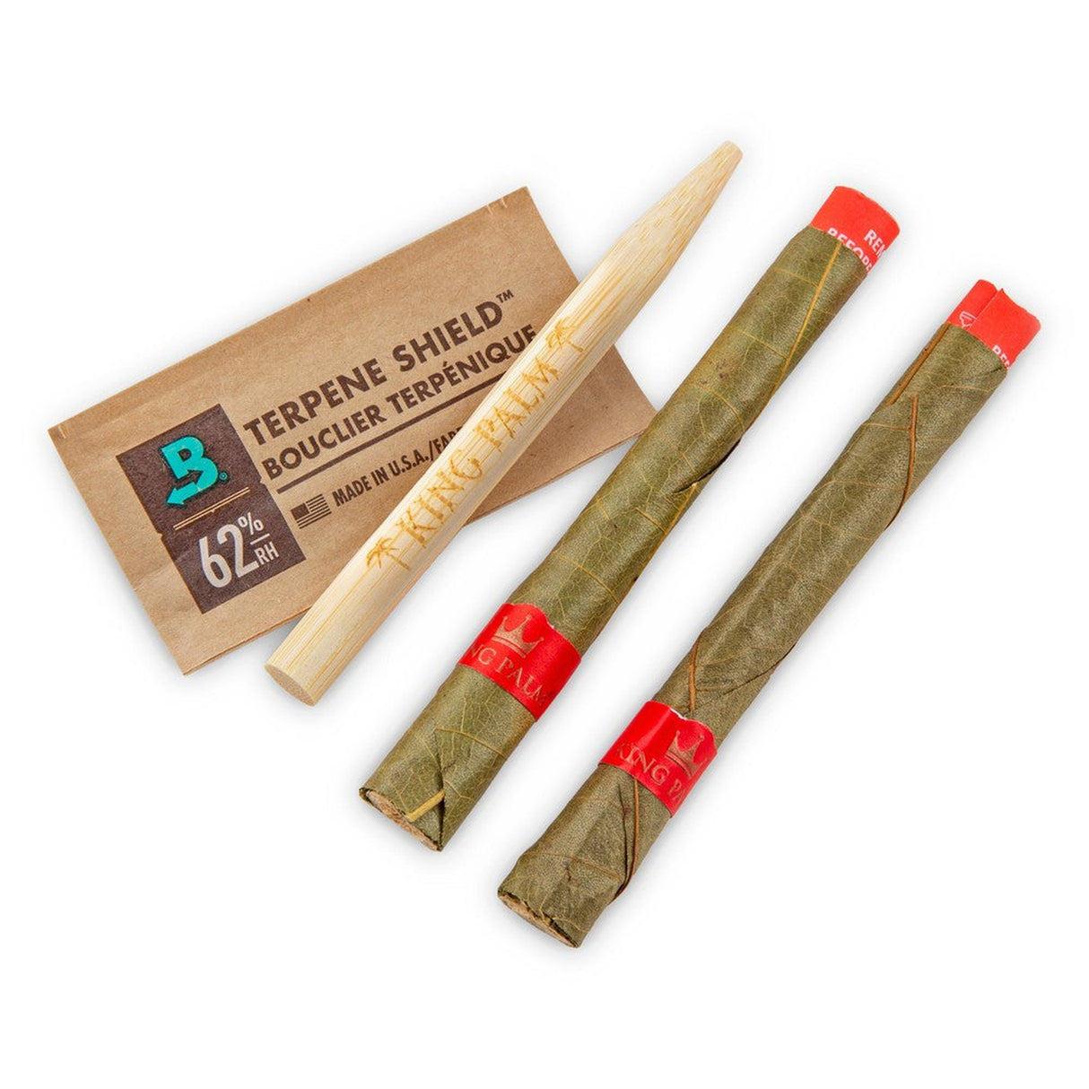 Mini Pre Rolled Cone - 2 pack - 20 units - Passion Fruit Flavoured, featuring a close-up of a wrapped cone and a wooden stick.