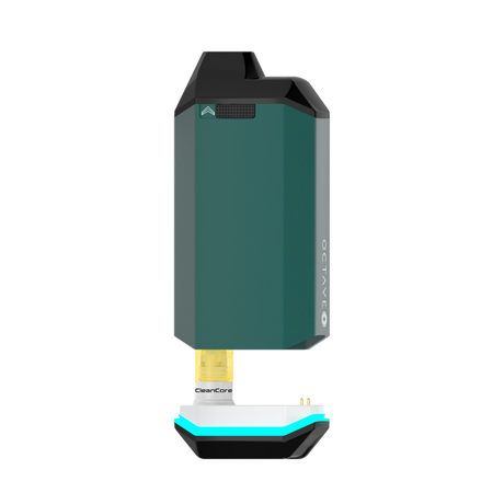 FLYTBOX 510 Battery: Exploded view showing OCTAVE housing, CleanCore cartridge, and docking base, illustrating the modular design of this discreet vaping device.