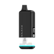 SlickBox V2 510 Battery vaporizer with integrated mouthpiece, transparent cartridge, OLED screen, and gold-plated pins, showcasing its sleek design and advanced features.