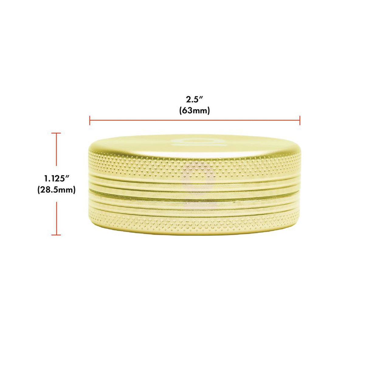 2pcs Metal 2 Magnetic Grinder with precision-engineered teeth for medium-to-fine herb grinding, featuring compact, durable design made from aircraft-grade aluminum.