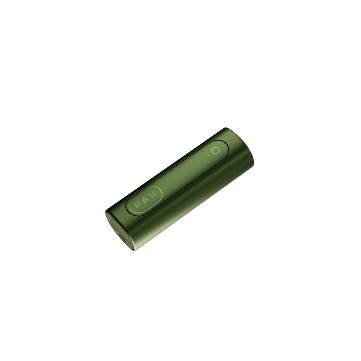 PAX FLOW vape battery, slim and cylindrical, designed for PAX pods, ensuring smooth vapor with advanced hybrid heating and strong draw strength.