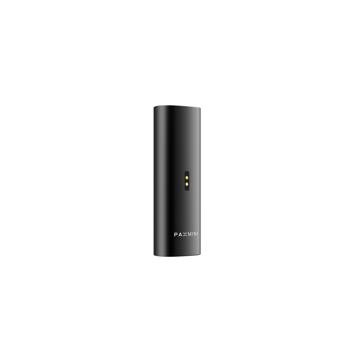 PAX Mini 2 battery/charger showing gold-pin pod contacts and PAX MINI logo, highlighting its compact design for portable, flavorful vaporizing sessions.