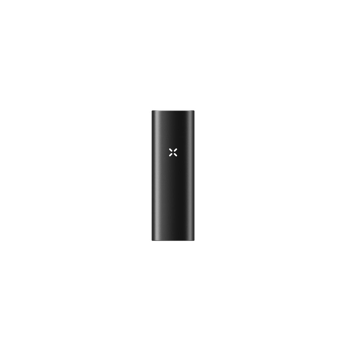 PAX Mini 2: a sleek, black, pocket-sized vaporizer with rounded edges and an LED indicator, designed for smooth, flavorful dry herb vaping anywhere.