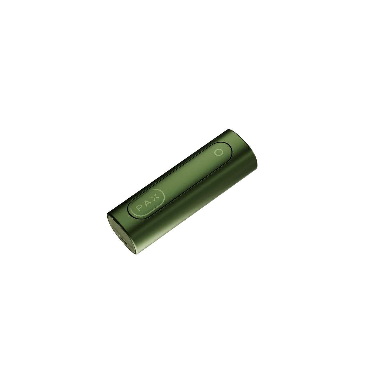 PAX FLOW vape battery, slim and cylindrical, designed for PAX pods, ensuring smooth vapor with advanced hybrid heating and strong draw strength.