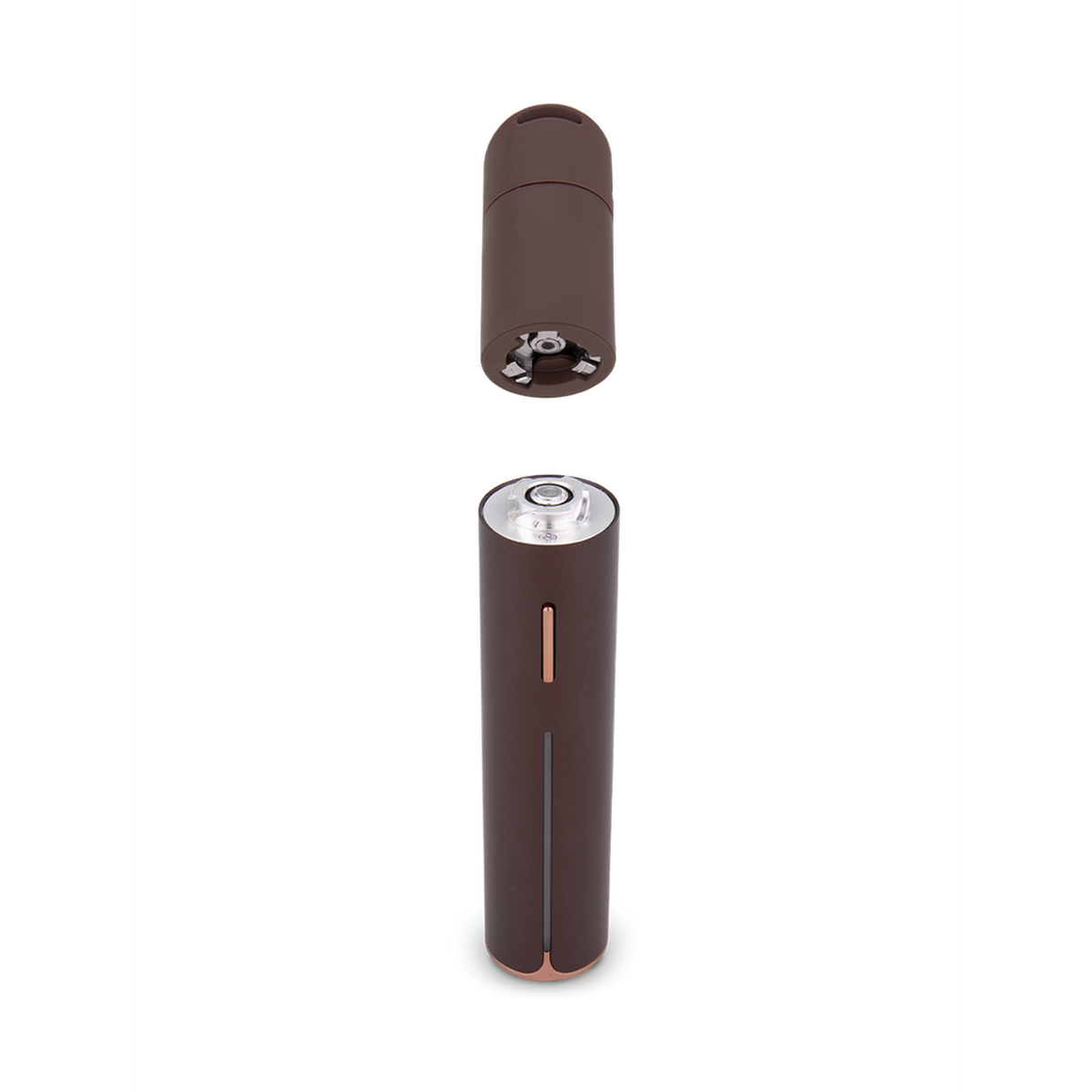 Pivot Electric Dab Pen - Mocha, a compact, pen-sized vaporizer with a sleek design, featuring a quick-release chamber and single-button operation for easy use.