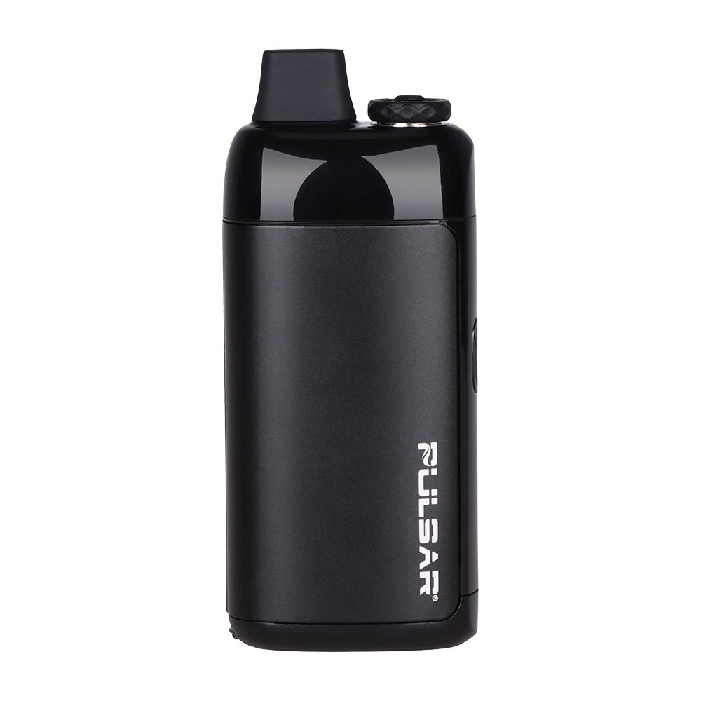 Black Pulsar Chorus vape device on a white background