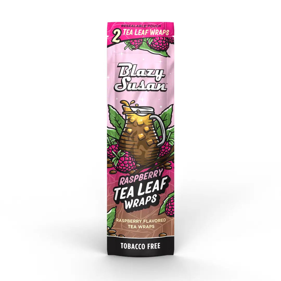 Raspberry Black Tea Leaf Wraps - 2 Pack