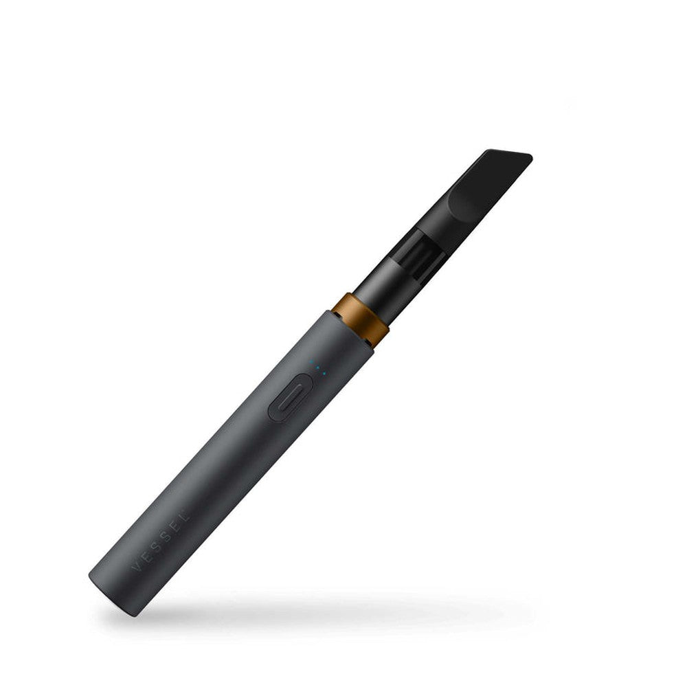Slim Core 510 Thread Battery with a detachable mouthpiece, designed for versatility with various cartridges, featuring a soft matte finish and compact form.