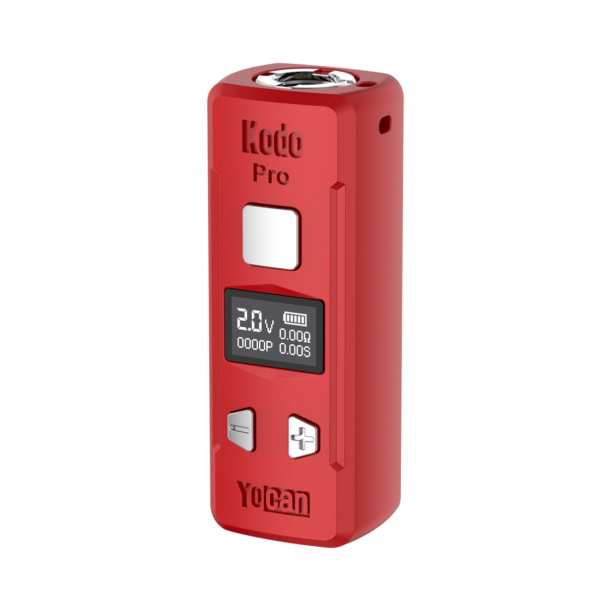 Kodo Pro Digital 510 Battery 1 unit with OLED display, plus/minus buttons, 510-threaded top, and compact design for customizable vaping sessions.