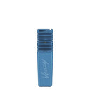 VEAZY Dry Herb Vaporizer, compact design with horizontal vents, USB-C port, embossed Veezy on smooth base, ideal for precision dry herb use.