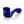 5 Sherlock Hand Pipe in cobalt-blue glass with a curved design, etched eye triangle, and branding on the stem, featuring a bowl, carb hole, and tubular stem.