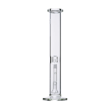 15 Tube - Clear glass water pipe with a straight-tube design, inline percolator, flared mouthpiece, and integrated ice catch for smoother, cooler draws.