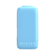 Myster Cloud Catcher, a small light-blue plastic canister for personal air filtration, featuring a twist-up design with MYSTER printed near the base.