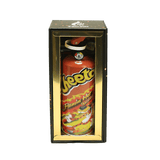 Cheetos – 8.5 Fire Extinguisher Torch in a Flamin’ Hot Cheetos can design, gift-boxed, featuring a mock gauge, flame control, and trigger ignition.