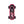 Playdeck Skateboard 510 Battery, a bright pink hoverboard with black grip tape, features chunky black wheels and a splattered skull/skater graphic design.