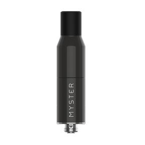510 Dry Herb Atomizer - 2 pack featuring slim, black cylindrical chambers with a removable top and 510-thread connector for easy attachment to compatible vaporizer batteries.