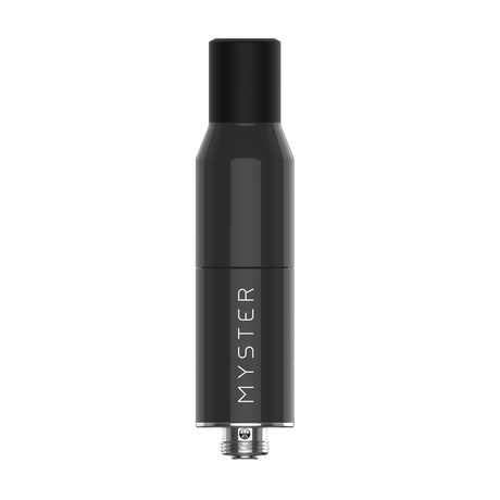 510 Dry Herb Atomizer - 2 pack featuring slim, black cylindrical chambers with a removable top and 510-thread connector for easy attachment to compatible vaporizer batteries.