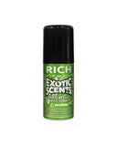 Rapid Result Mist Spray - 2nd Edition in a green aerosol can with RICH label, designed for quick odor neutralization, featuring leaf graphics and warning icon.