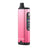 Ziva 2.0 510 Battery: Pen-style vaporizer with built-in mouthpiece, side display showing settings, metallic pink finish, and adjustment buttons below the screen.