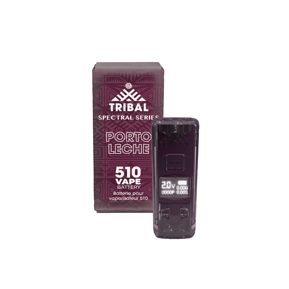 Pro Digital 510 Thread Battery next to its packaging; features display with voltage settings, up/down buttons, and 510-thread compatibility for versatile vaping.