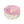 Symi Ashtray with terrazzo base and pink borosilicate glass lid, featuring grooves and knob, designed for modern functionality and vintage-inspired aesthetics.
