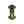 Playdeck Skateboard 510 Battery: Neon-green stunt board toy with black wheels, grip surface featuring green paint-splash, skeleton graphic, and Extreme 5 in 1 text.
