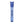 Slender blue glass tube with HUMAN GRADE stamp, featuring a ground-glass top joint and machined slits at the end; Color Downstem - 14MM - 4.5.