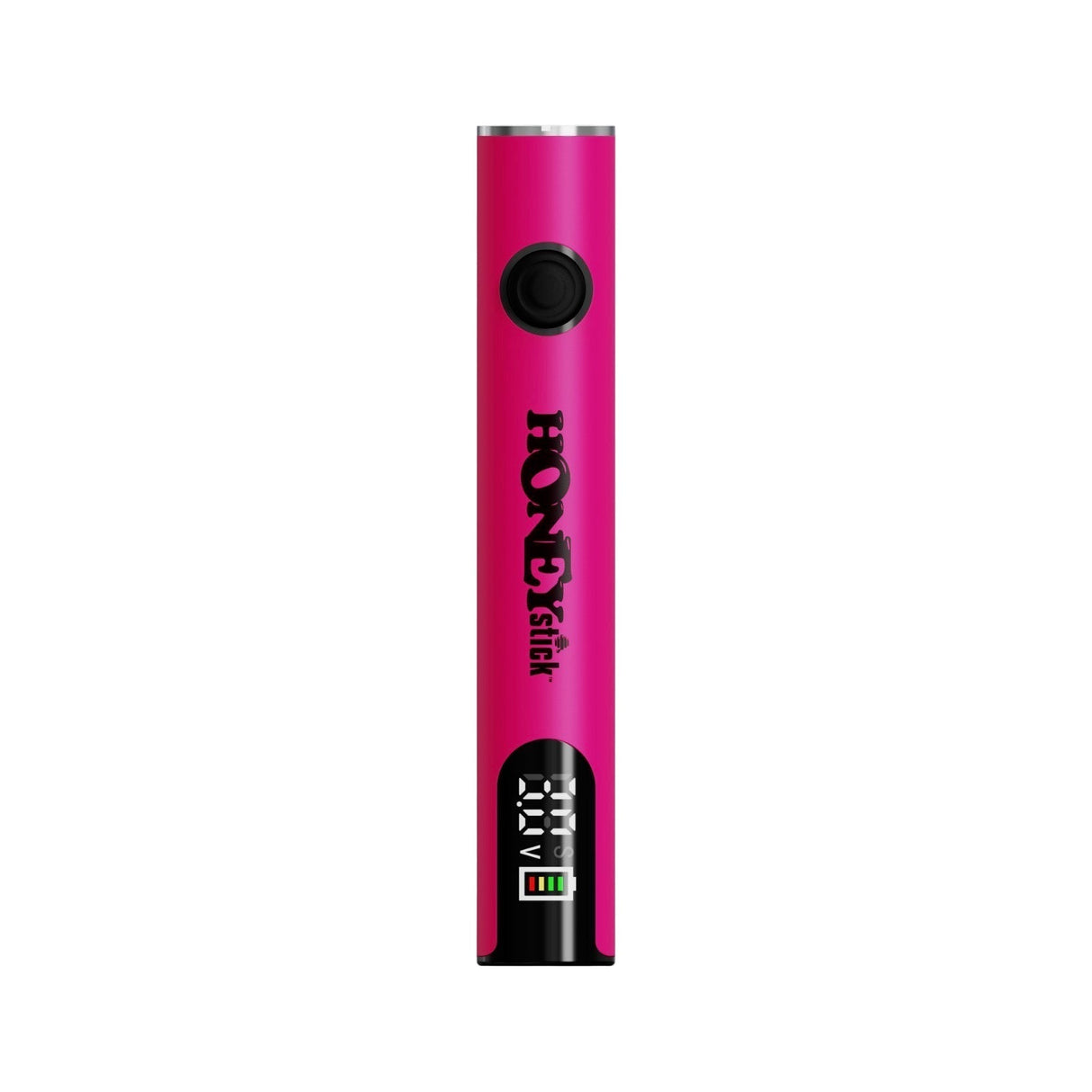 Digital 510 Thread Battery, slim pen-style with single button and digital display for voltage and battery level, designed for 510 thread cartridges.