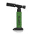 7 Blow Torch Blue Turbo Flame, featuring a green aLeaf-branded body and black base, offers precision tasks with adjustable flame control for high-heat performance.