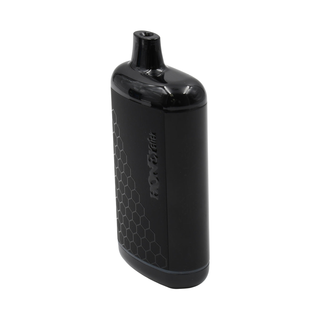Interactive Concealer 510 Battery - Multicolor: A matte black, handheld vaporizer with honeycomb pattern, integrated mouthpiece, sleek design, and advanced features for enhanced vaping experience.