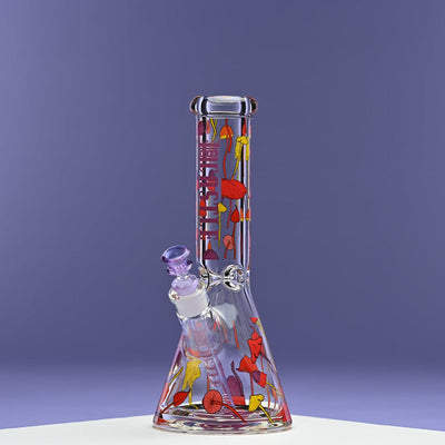 Castle Glass 12 inch Beaker Bong (Shroomie)