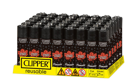 Classic Large Lighters - Canada Strong and Free - Tray of 48