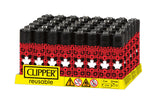 Classic Large Lighters - Red and Black Plaid - Tray of 48