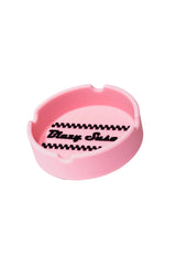 Classic Ashtray: A compact, round, silicone tray featuring a black checker-stripe design, Blaexy Susa lettering, and three notches for resting cigarettes.