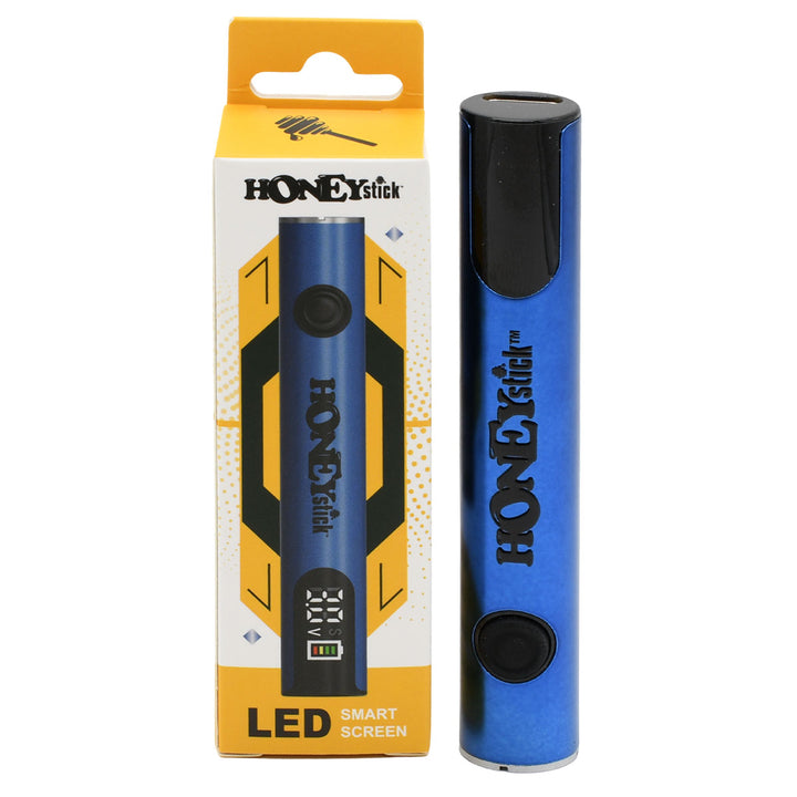 Digital 510 Thread Battery in packaging, showcasing its compact design and compatibility with 510 cartridges, featuring precise digital voltage adjustment and USB-C rapid charging.