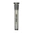 Clear glass tube with matte gray silicone sleeve, labeled // HUMAN GRADE, featuring stabilizing ridges, designed as a 14mm precision-engineered downstem for water pipes.