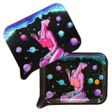 Rolling Tray Medium w Lid - Smoking on Planets