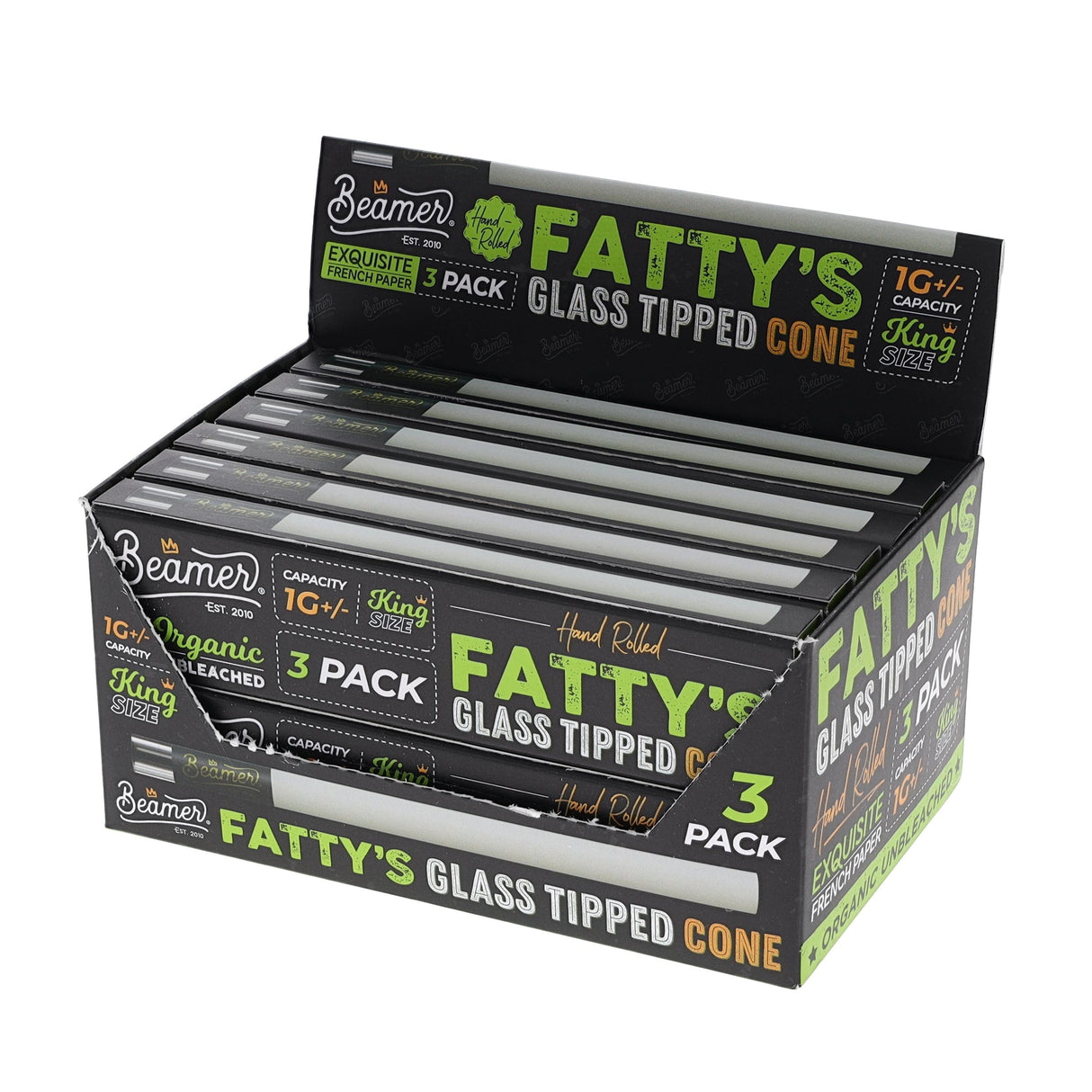Fattys Pre-Rolled Glass - Tipped Cones